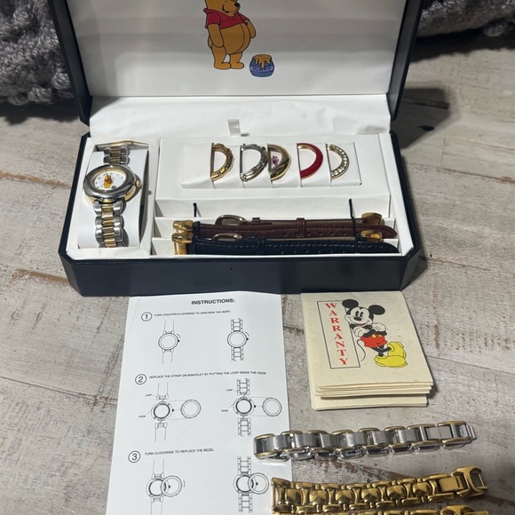 Vintage❤️New Disney Winnie the PoohWatch Set - Picture 2 of 6